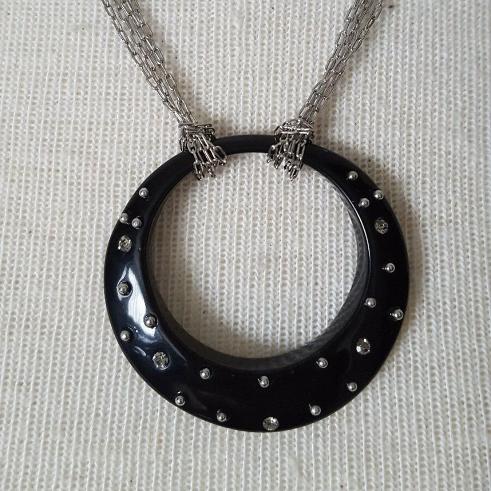 Lia Sophia Star Studded Pendant/Necklace